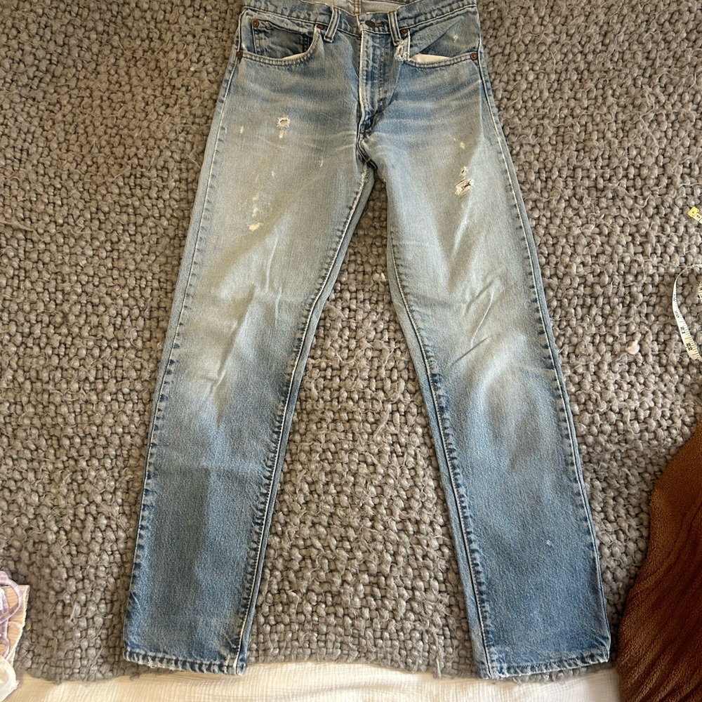 Levi vintage jeans Blue Straight-Leg Jeans with Vintage Gradient
